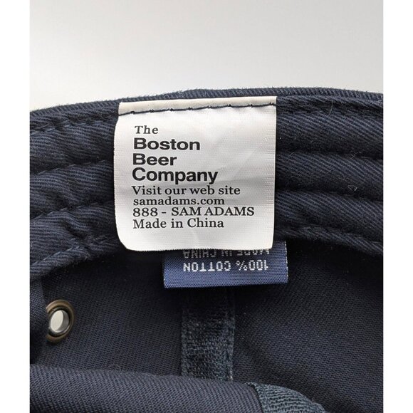 Samuel Adams Hat Cap Navy Blue Strap Back Adjustable Dad The Boston Beer Co. - Picture 5 of 5